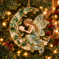 ✨ 2026 Enchanted Moon Fairy Christmas Ornaments – Set of 6