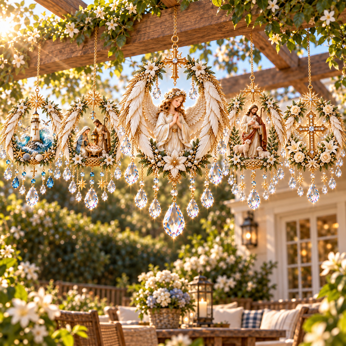 Faith Inspired Suncatcher – Christian Window Hanging Decor, Religious Keepsake Gift for Home, Prayer Space & Encouragement